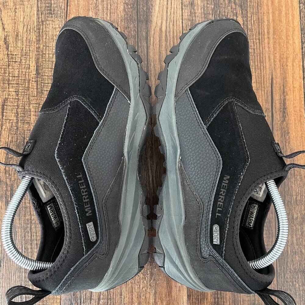 Merrell Icepack Polar Moc Slip On Shoe Waterproof Suede J95057 Size 8.5 Black - Picture 5 of 16